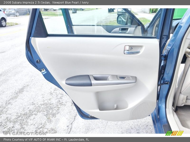 Newport Blue Pearl / Ivory 2008 Subaru Impreza 2.5i Sedan