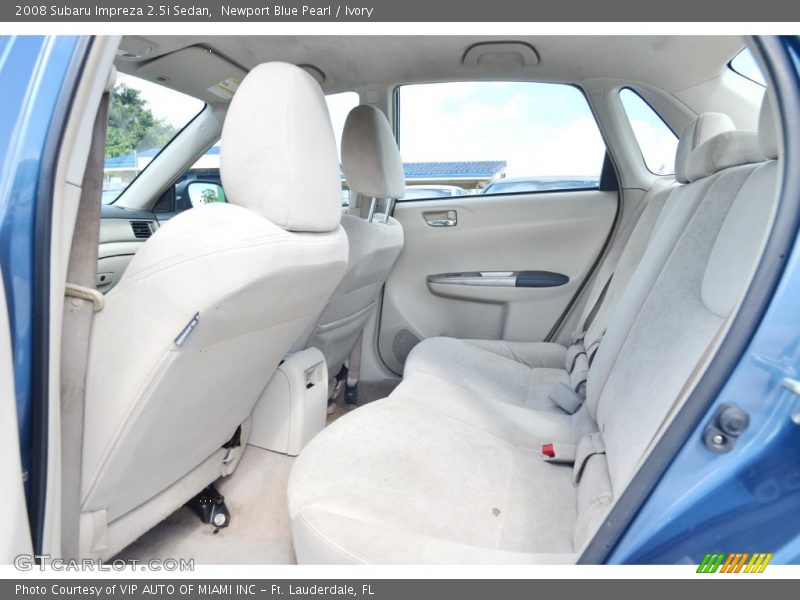 Newport Blue Pearl / Ivory 2008 Subaru Impreza 2.5i Sedan