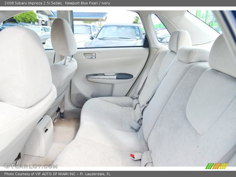 Newport Blue Pearl / Ivory 2008 Subaru Impreza 2.5i Sedan