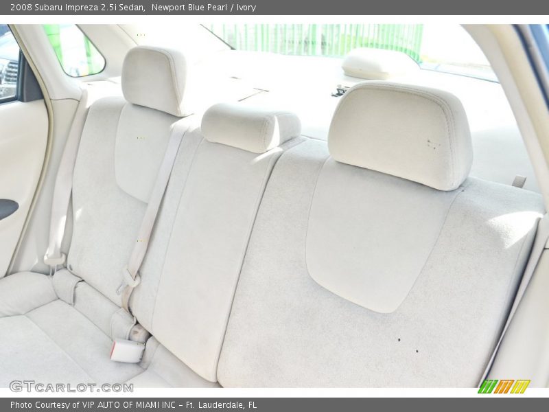 Newport Blue Pearl / Ivory 2008 Subaru Impreza 2.5i Sedan