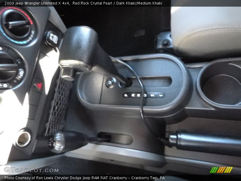 Red Rock Crystal Pearl / Dark Khaki/Medium Khaki 2009 Jeep Wrangler Unlimited X 4x4