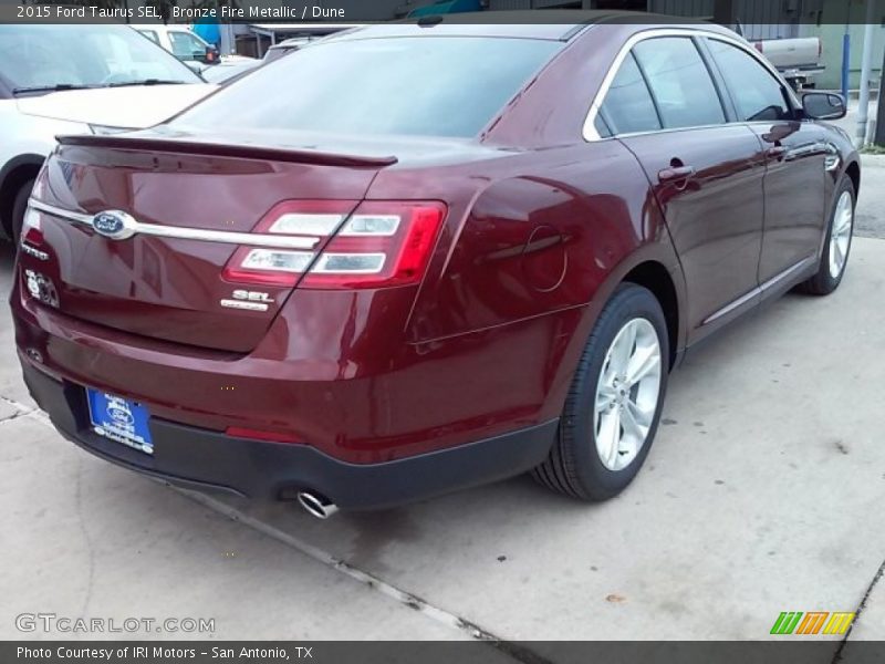 Bronze Fire Metallic / Dune 2015 Ford Taurus SEL