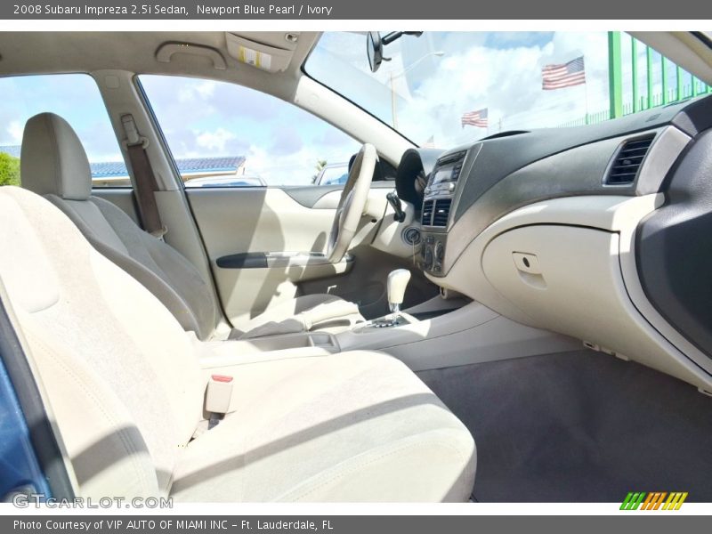 Newport Blue Pearl / Ivory 2008 Subaru Impreza 2.5i Sedan