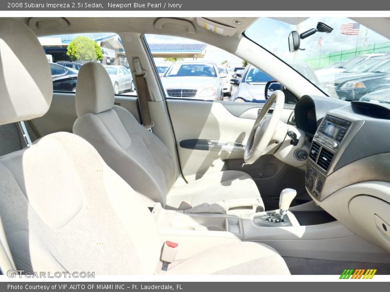 Newport Blue Pearl / Ivory 2008 Subaru Impreza 2.5i Sedan