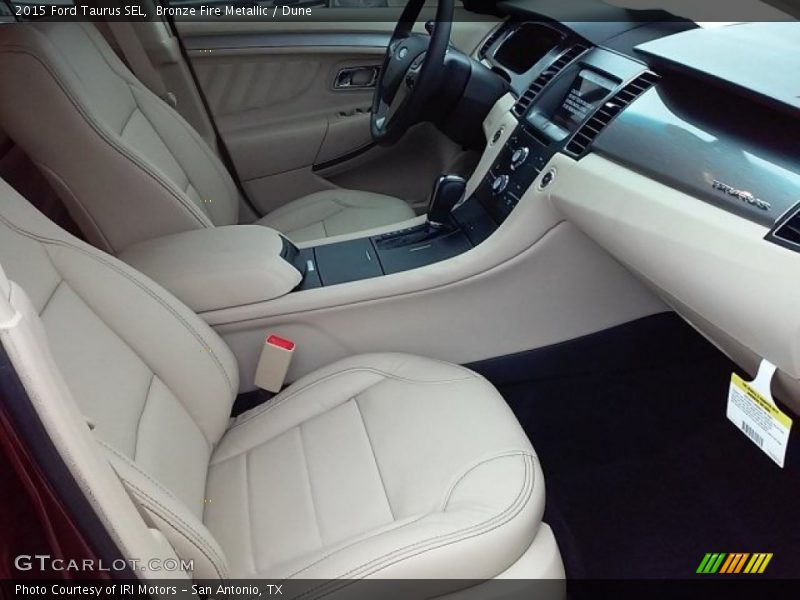 Bronze Fire Metallic / Dune 2015 Ford Taurus SEL