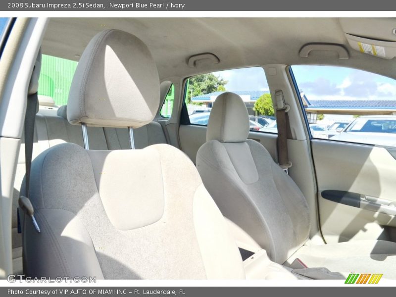 Newport Blue Pearl / Ivory 2008 Subaru Impreza 2.5i Sedan