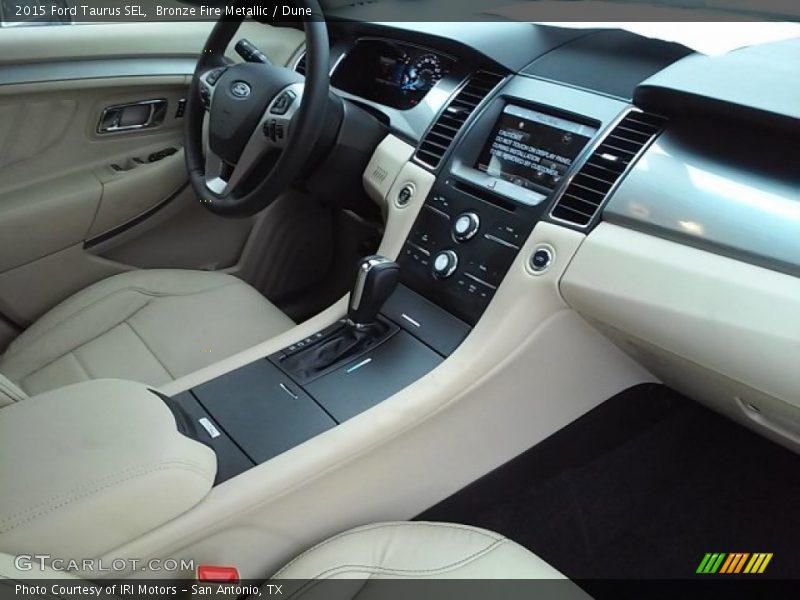 Bronze Fire Metallic / Dune 2015 Ford Taurus SEL