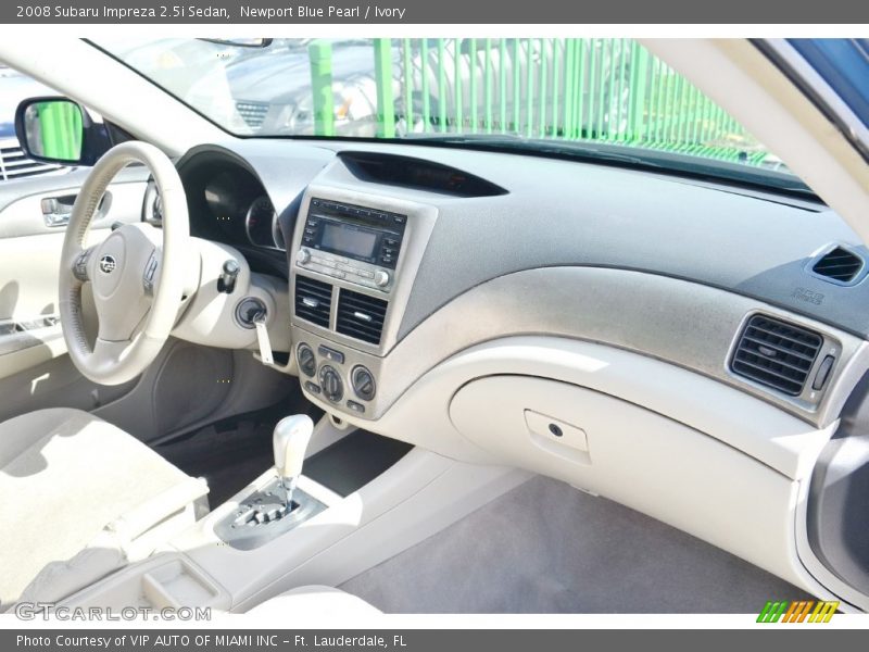 Newport Blue Pearl / Ivory 2008 Subaru Impreza 2.5i Sedan