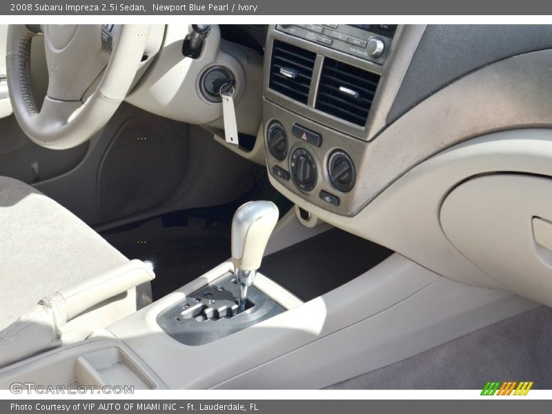 Newport Blue Pearl / Ivory 2008 Subaru Impreza 2.5i Sedan