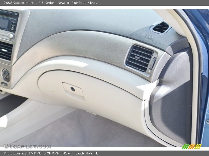 Newport Blue Pearl / Ivory 2008 Subaru Impreza 2.5i Sedan