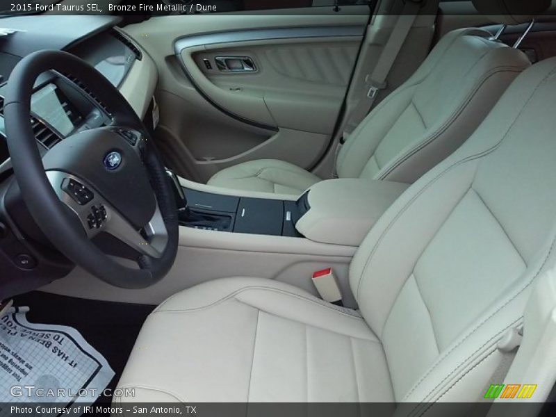 Bronze Fire Metallic / Dune 2015 Ford Taurus SEL