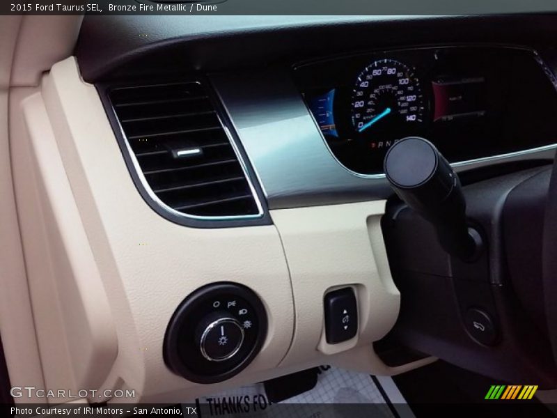 Bronze Fire Metallic / Dune 2015 Ford Taurus SEL