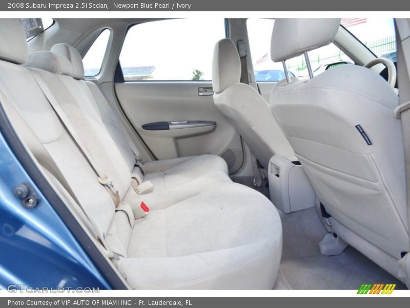 Newport Blue Pearl / Ivory 2008 Subaru Impreza 2.5i Sedan