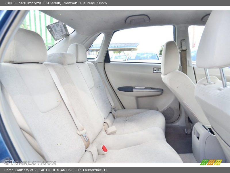 Newport Blue Pearl / Ivory 2008 Subaru Impreza 2.5i Sedan