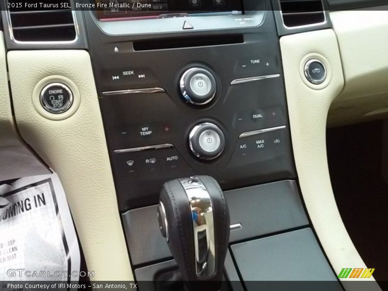 Bronze Fire Metallic / Dune 2015 Ford Taurus SEL