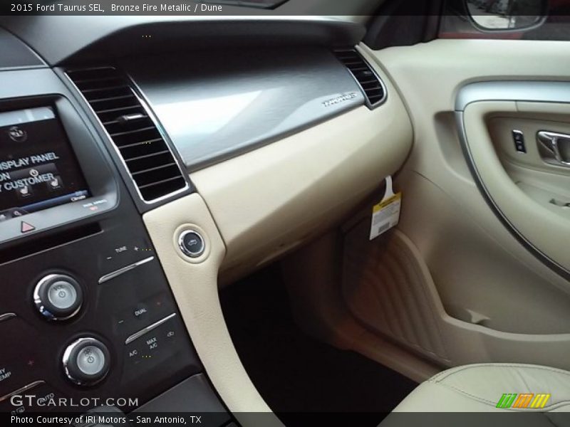 Bronze Fire Metallic / Dune 2015 Ford Taurus SEL