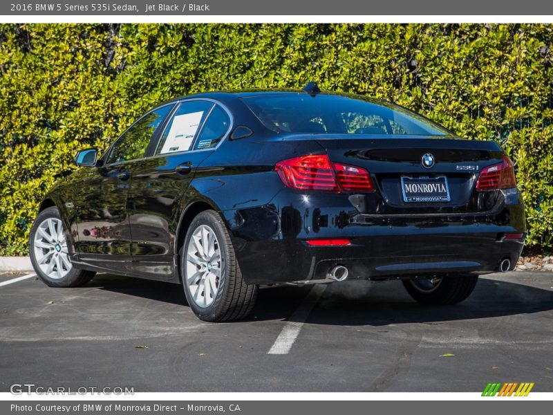 Jet Black / Black 2016 BMW 5 Series 535i Sedan