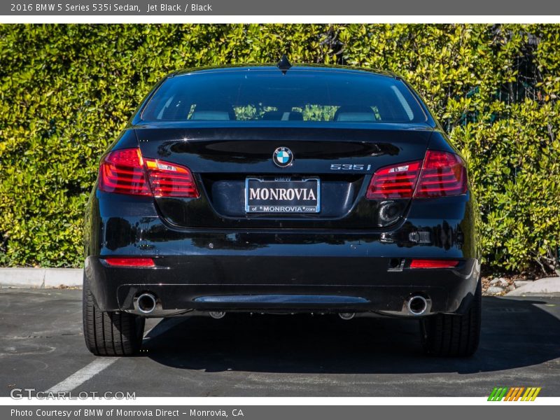 Jet Black / Black 2016 BMW 5 Series 535i Sedan