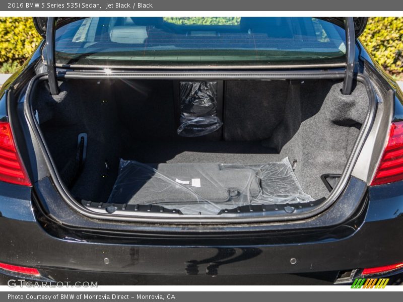Jet Black / Black 2016 BMW 5 Series 535i Sedan
