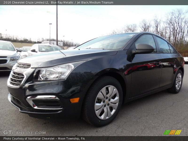 Blue Ray Metallic / Jet Black/Medium Titanium 2016 Chevrolet Cruze Limited LS