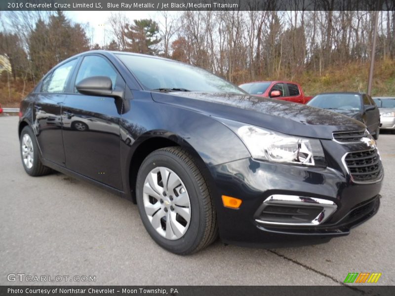 Blue Ray Metallic / Jet Black/Medium Titanium 2016 Chevrolet Cruze Limited LS
