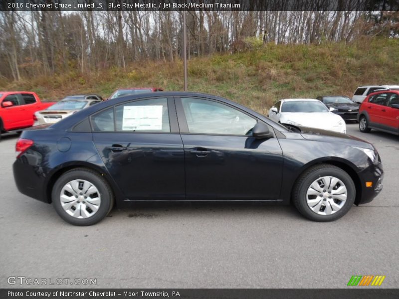 Blue Ray Metallic / Jet Black/Medium Titanium 2016 Chevrolet Cruze Limited LS