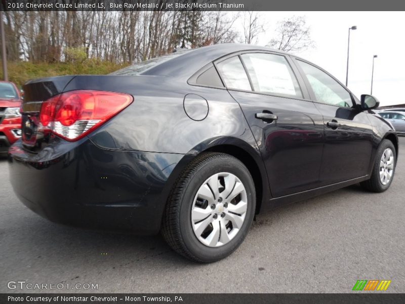 Blue Ray Metallic / Jet Black/Medium Titanium 2016 Chevrolet Cruze Limited LS