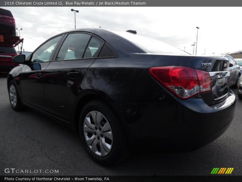 Blue Ray Metallic / Jet Black/Medium Titanium 2016 Chevrolet Cruze Limited LS
