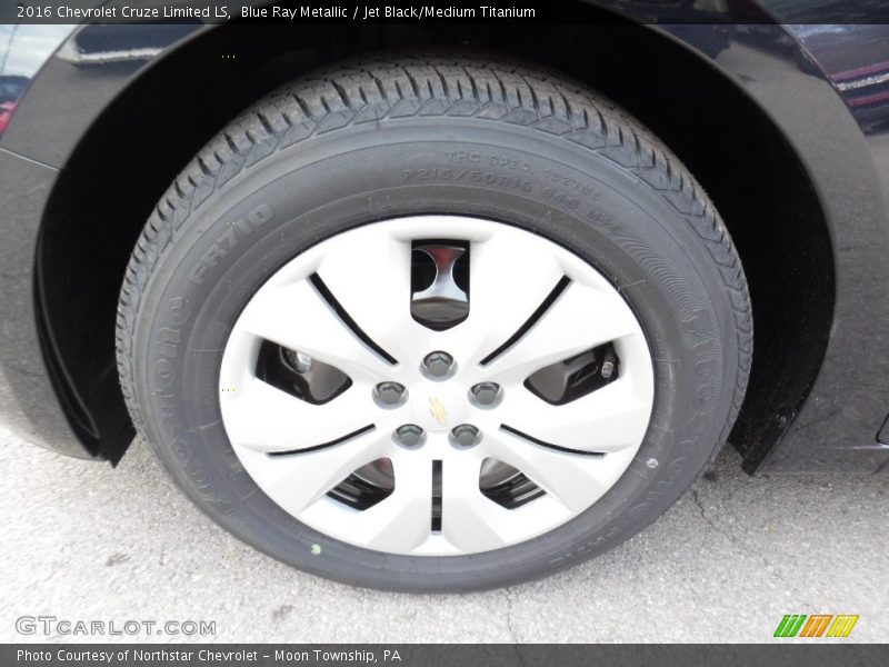 Blue Ray Metallic / Jet Black/Medium Titanium 2016 Chevrolet Cruze Limited LS