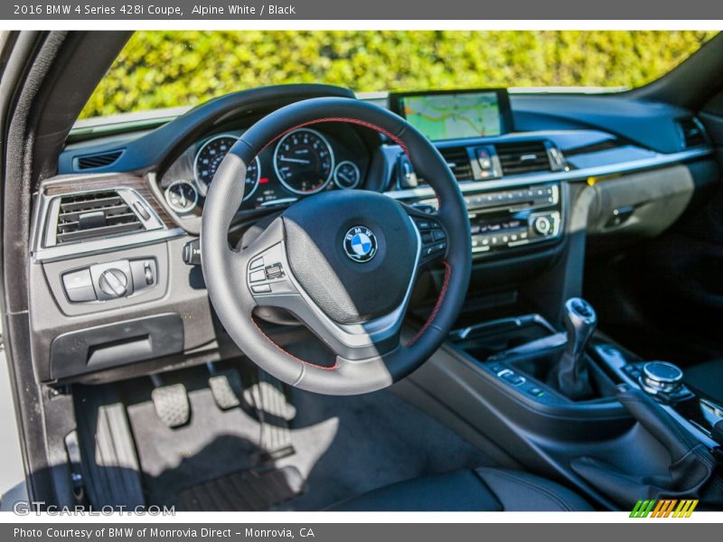 Alpine White / Black 2016 BMW 4 Series 428i Coupe