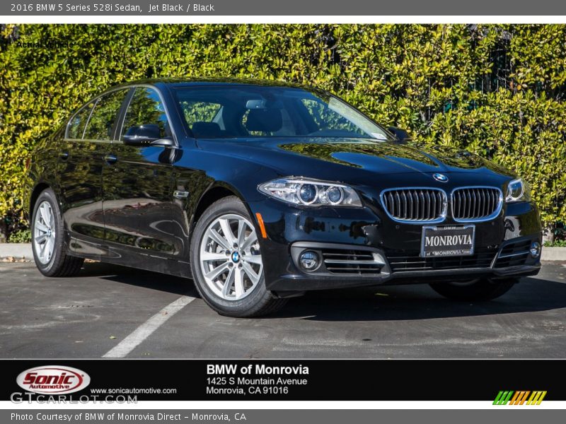 Jet Black / Black 2016 BMW 5 Series 528i Sedan