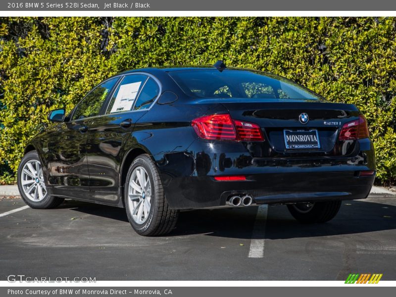 Jet Black / Black 2016 BMW 5 Series 528i Sedan