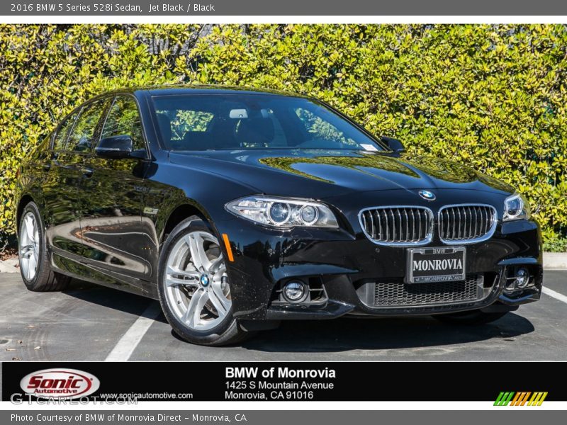 Jet Black / Black 2016 BMW 5 Series 528i Sedan