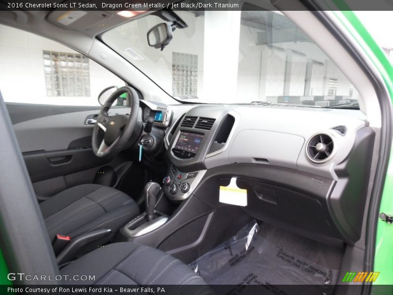 Dragon Green Metallic / Jet Black/Dark Titanium 2016 Chevrolet Sonic LT Sedan