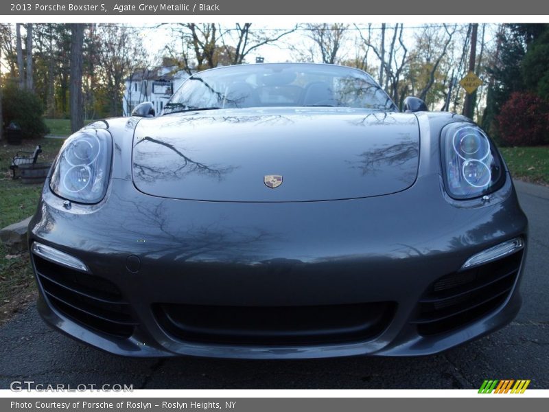 Agate Grey Metallic / Black 2013 Porsche Boxster S