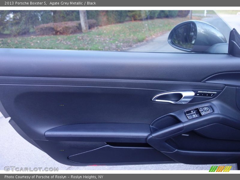 Agate Grey Metallic / Black 2013 Porsche Boxster S
