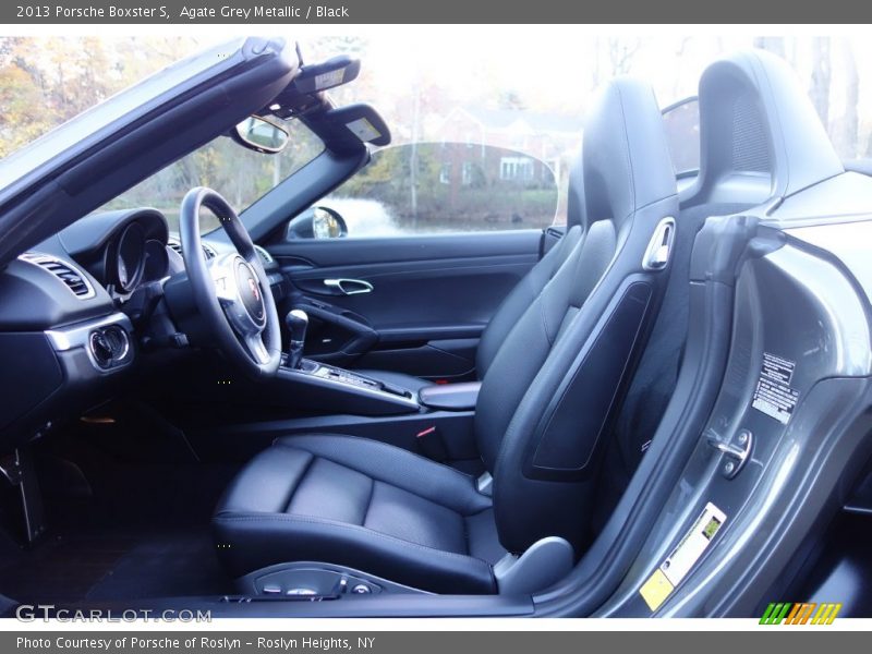 Agate Grey Metallic / Black 2013 Porsche Boxster S