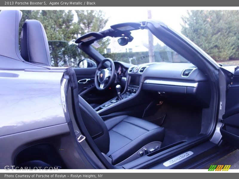Agate Grey Metallic / Black 2013 Porsche Boxster S