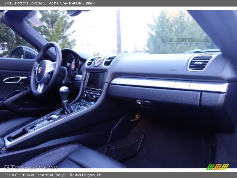 Agate Grey Metallic / Black 2013 Porsche Boxster S