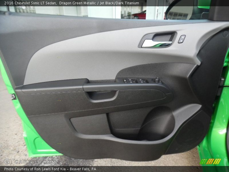 Dragon Green Metallic / Jet Black/Dark Titanium 2016 Chevrolet Sonic LT Sedan