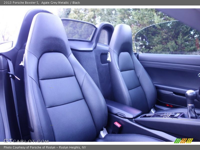 Agate Grey Metallic / Black 2013 Porsche Boxster S
