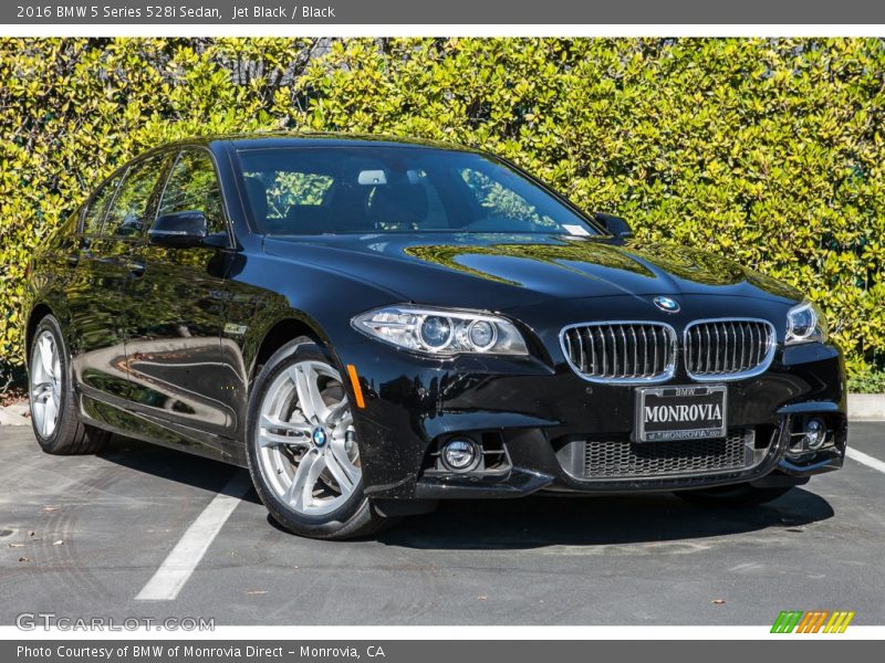 Jet Black / Black 2016 BMW 5 Series 528i Sedan