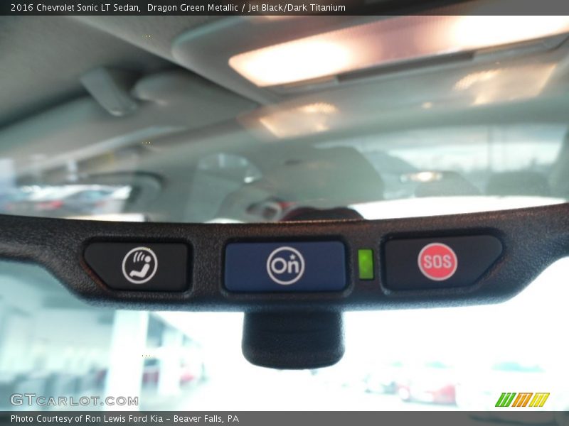 Dragon Green Metallic / Jet Black/Dark Titanium 2016 Chevrolet Sonic LT Sedan