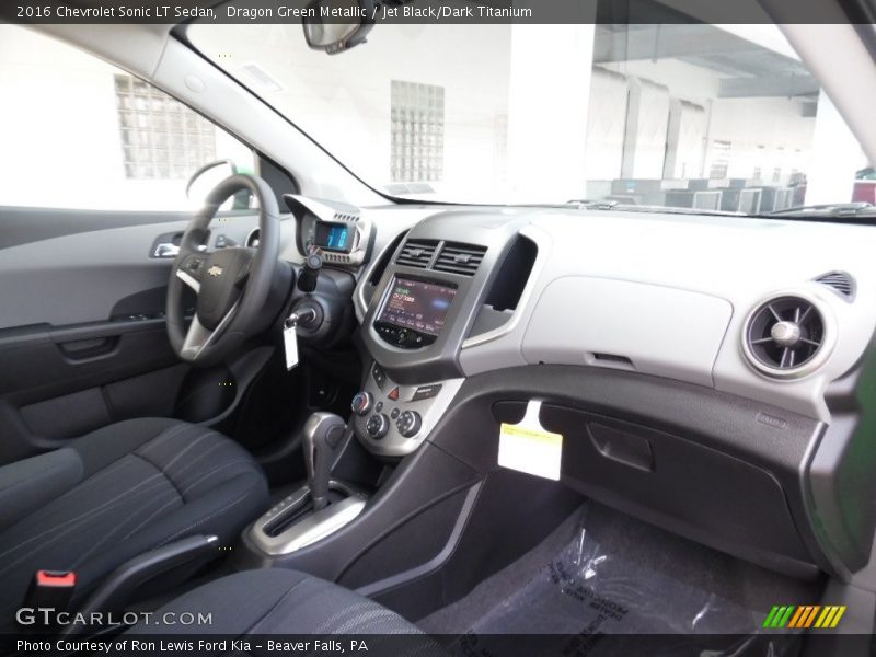 Dragon Green Metallic / Jet Black/Dark Titanium 2016 Chevrolet Sonic LT Sedan