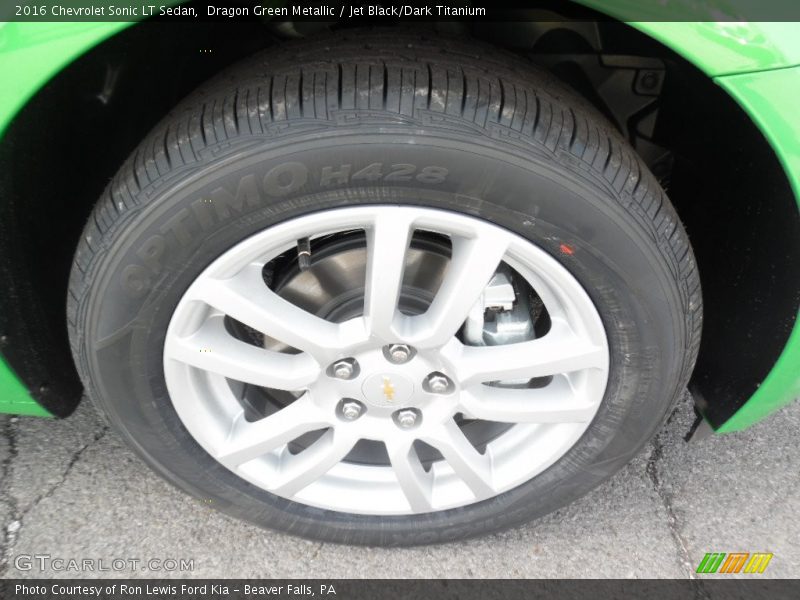 Dragon Green Metallic / Jet Black/Dark Titanium 2016 Chevrolet Sonic LT Sedan