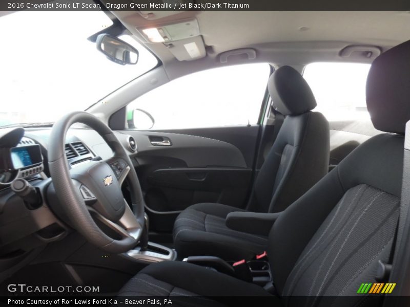 Dragon Green Metallic / Jet Black/Dark Titanium 2016 Chevrolet Sonic LT Sedan