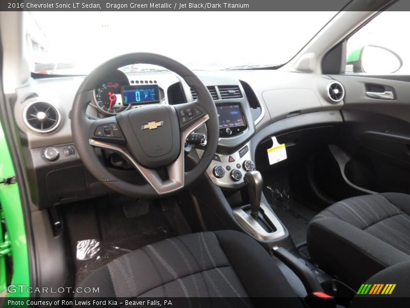 Dragon Green Metallic / Jet Black/Dark Titanium 2016 Chevrolet Sonic LT Sedan