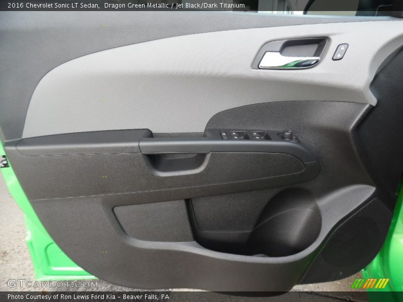Dragon Green Metallic / Jet Black/Dark Titanium 2016 Chevrolet Sonic LT Sedan