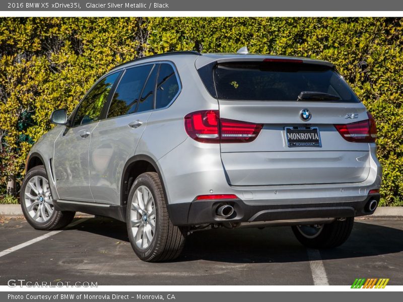 Glacier Silver Metallic / Black 2016 BMW X5 xDrive35i