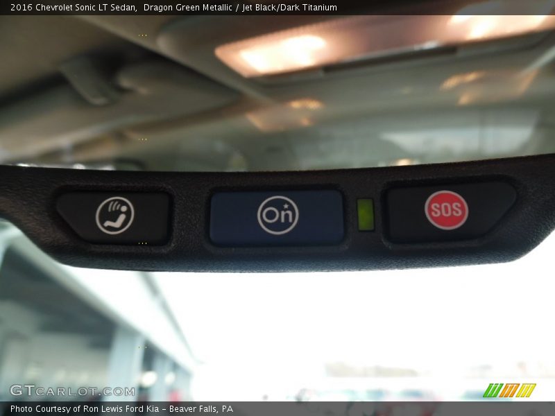Dragon Green Metallic / Jet Black/Dark Titanium 2016 Chevrolet Sonic LT Sedan